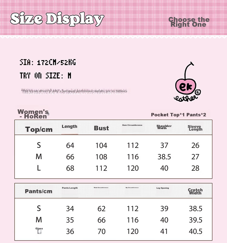 Gukoo Women's Summer Pajamas Ice Silk Sweet Plaid Homewear Set Thin Mesh Pink S 6