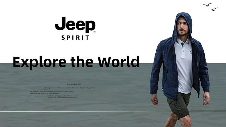 JEEP SPIRIT Men's Polo Shirt Summer Trendy Casual Japanese Workwear Short Sleeve T-Shirt Commuter Collared Top 17