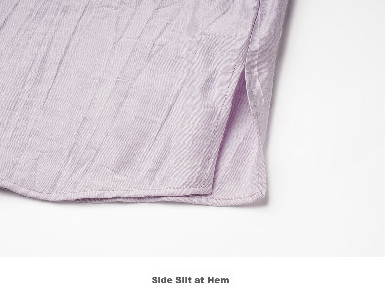 Olrain French Style Heavy Embroidered Ruffled V-Neck Sleeveless Shirt Women Summer New Loose Top Purple S 25