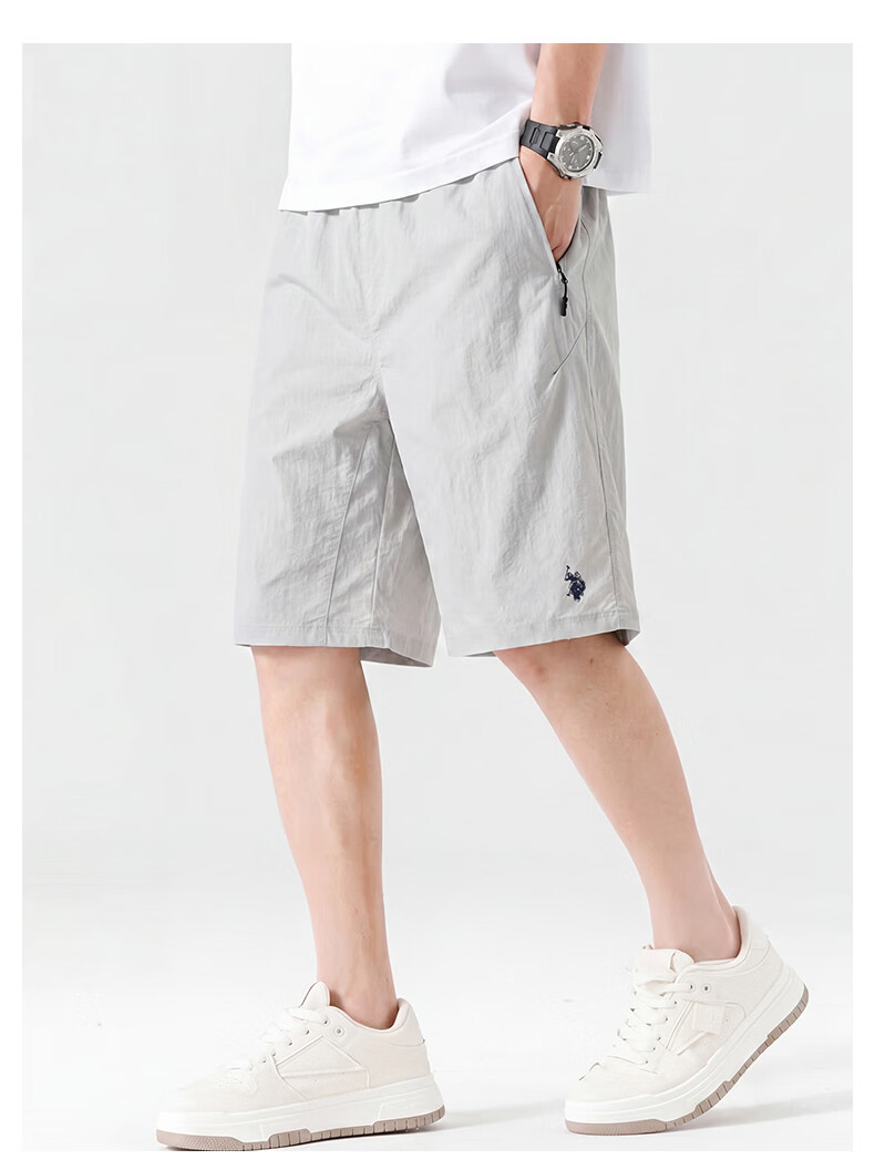 U.S. POLO ASSN. Shorts, Paul Summer Men's Casual Quick-Dry Five-Point Pants, Student Sports Pants, Father's Day Gift 22