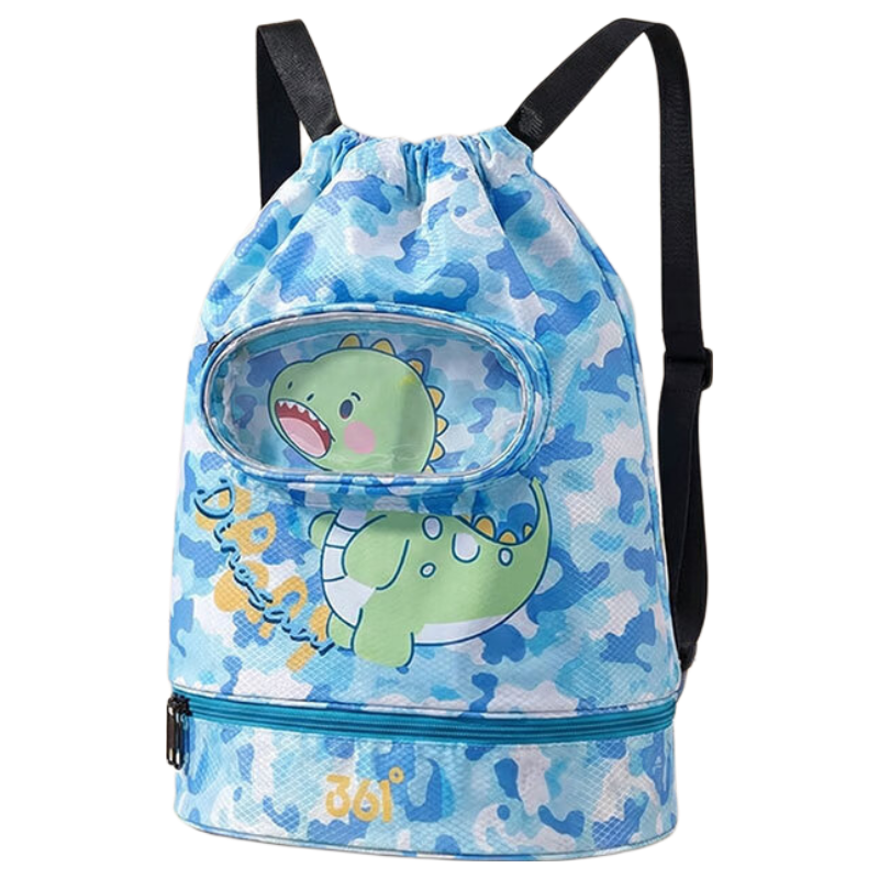 361° Kids Swimming Bag Large Capacity Waterproof Dry and Wet Separation Backpack for Swimming Training Equipment Storage