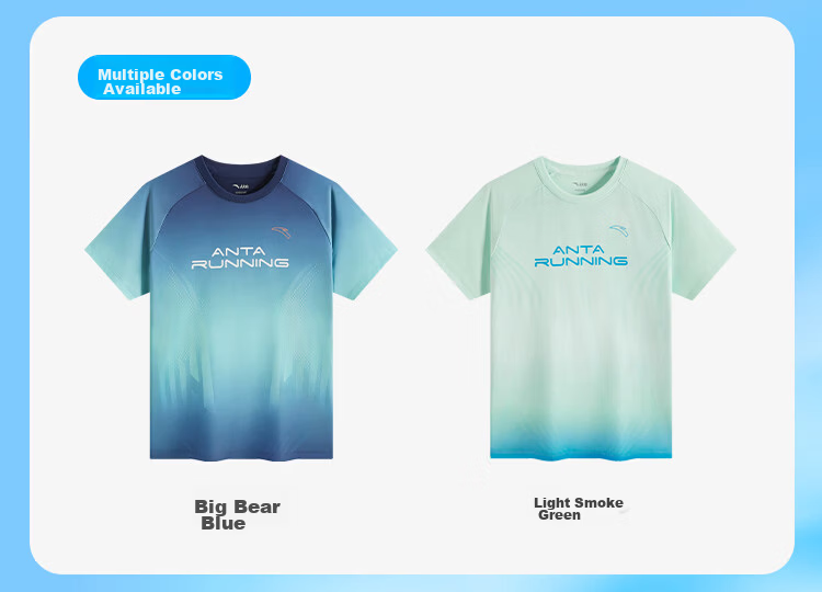 Anta Kids Quick-Dry Summer Cooling Printed Sports T-Shirt Water Cooling Series 352625111 19