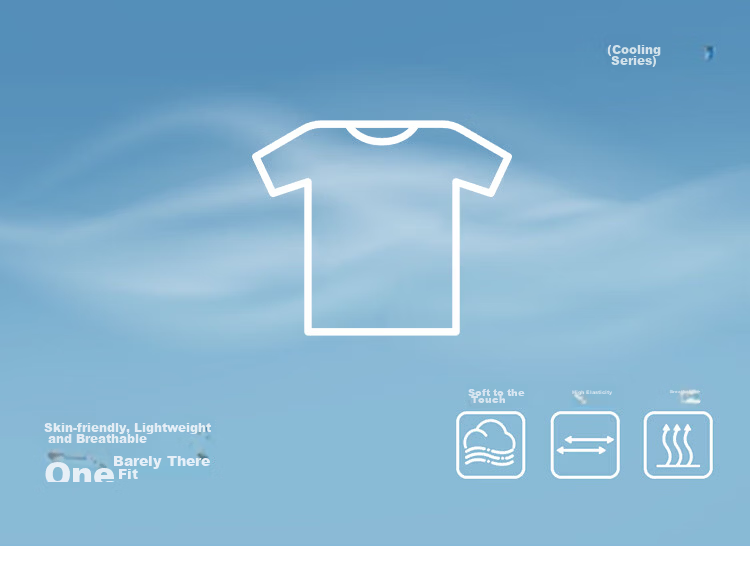Langsha Cool Feeling Short Sleeve T-Shirt Men 26 Summer White Crew Neck Basic Solid Color Unisex Tee 1