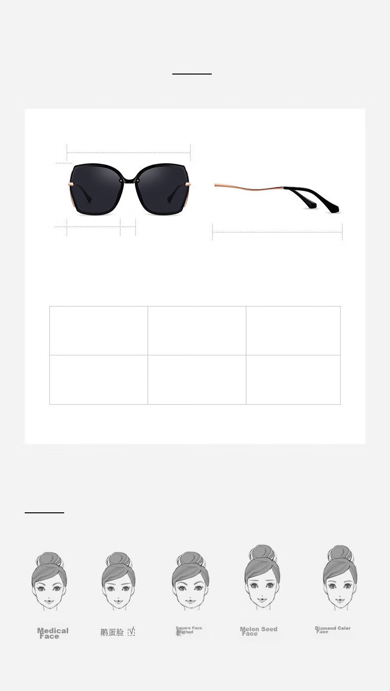 Helen Keller Polarized Sunglasses for Women Driving Sun Protection Large Frame Gift Eyewear H8928H13 8