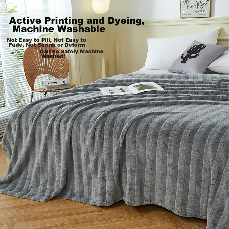 Sanli Blanket Bed Cover Office Nap Student Dormitory Children's Flannel Throw Blanket 100*120
