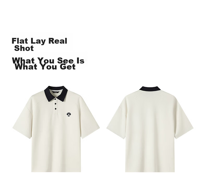 TonLion 2026 New Summer Men's Short Sleeve Polo Shirt White Casual Fashion Stylish Collar 3