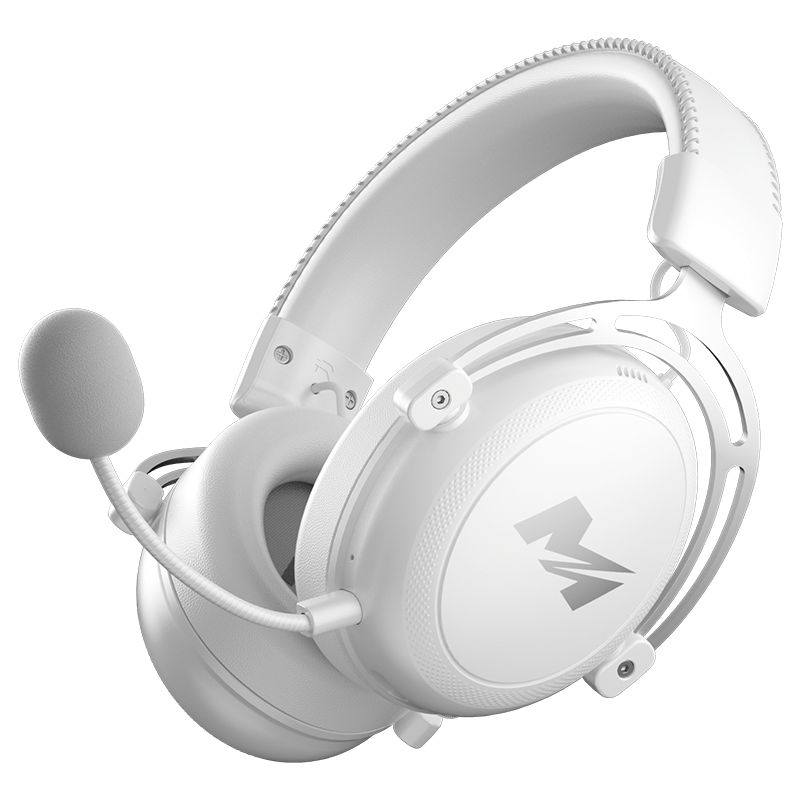 MICROKIA Delta Champion Recommended | Professional Gaming Headset Bluetooth Wireless 2.4G Four-Mode FPS Sound Positioning for PUBG CSGO Laptop