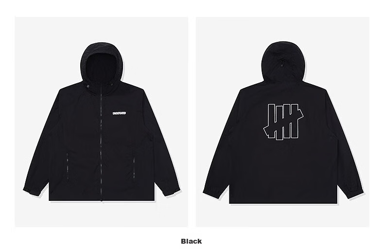 UNDEFEATED Five Stripes Official Spring New Hollow Pattern ICON Casual Jacket Off-White M 16