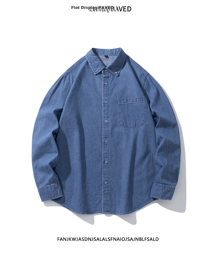 TUCANO Women's Denim Shirt Spring Summer Loose Casual Comfortable Slim Fit Long Sleeve Jacket Mid Blue L 12