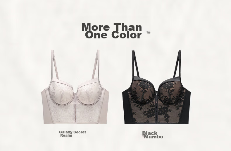 Manifen Lace Vest Sexy Lingerie Outerwear Shapewear with Built-in Padded Bra Push-up Bra Large Bust Slimming Thin Style 13