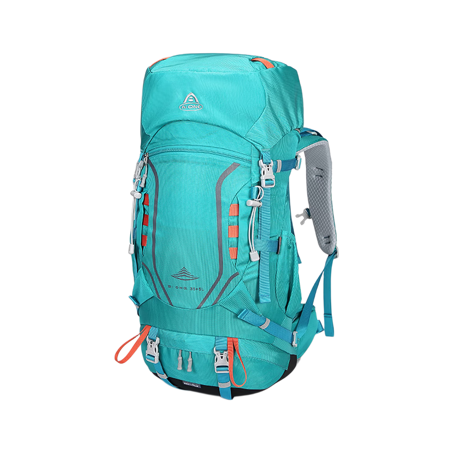 AiWang Women's Oxford Cloth Hiking Backpack Men's Outdoor Suspension Carrying Large Capacity Travel 35+5L Light Green