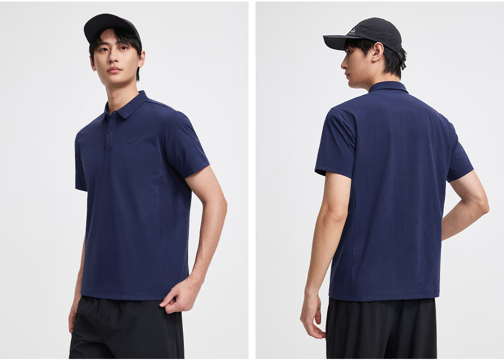 Toread Men's Quick-Dry Breathable Cotton-Feel Moisture-Wicking Polo Shirt Summer Business Commuting Casual Outdoor Sports Short Sleeve 10