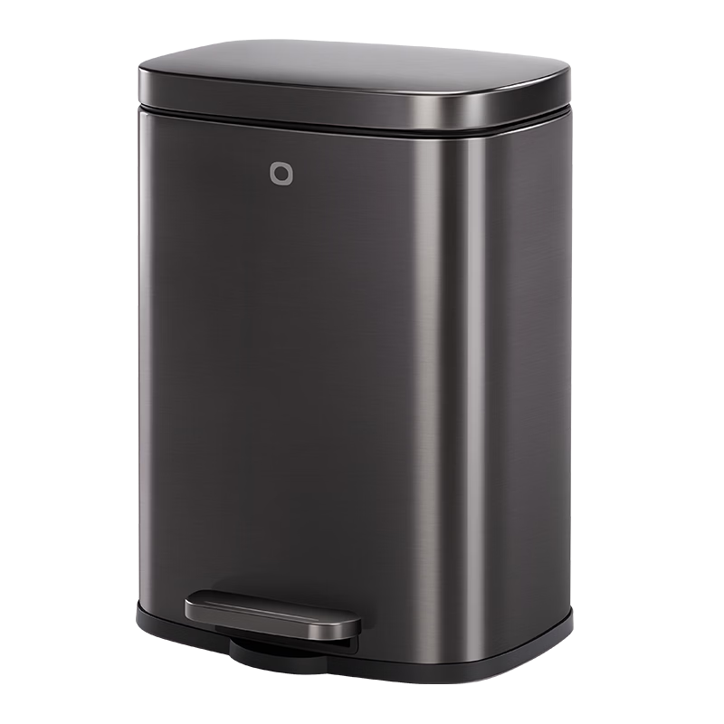 JD Jingzao Odor-Sealing Covered Foot-Pedal Stainless Steel Trash Can 20L Dual Inner and Outer Buckets Large Size for Living Room Kitchen Bathroom Home Use