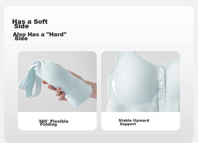 EMXEE Maternity Nursing Tank Top Pure Cotton Bra-Free Camisole with Chest Pads Breastfeeding Cover for Pregnant Women XL 17