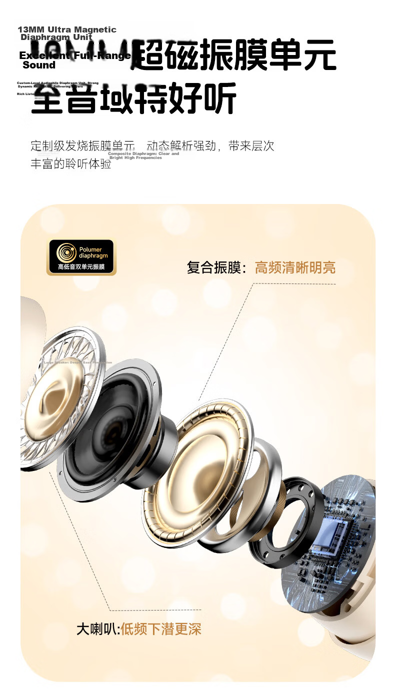 Yin Ai Jia Mini Hidden Bluetooth Earbuds Invisible In-Ear Work Earphones Stealth Design New Model Non-2 Agent Millimeter Ultra-Long Battery Life 12