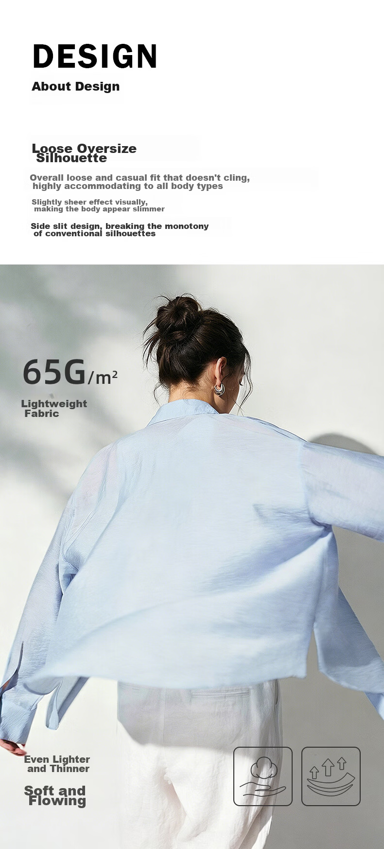 La Chapelle Fashion Trendy Sheer Long Sleeve Shirt Women 2026 Summer New Loose Comfortable Lightweight Breathable Versatile Blouse 5