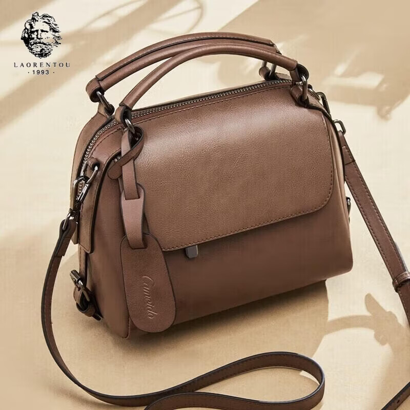 Lao Ren Tou Women's Large Capacity Handbag Shoulder Bag Crossbody Pillow Bag Luxury Lightweight Birthday Gift for Girlfriend