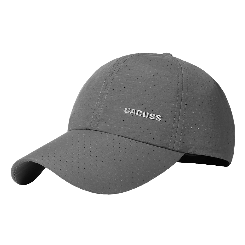 CACUSS Men's Baseball Cap Summer Outdoor Sun Protection Breathable Mountaineering Sports Dark Gray M