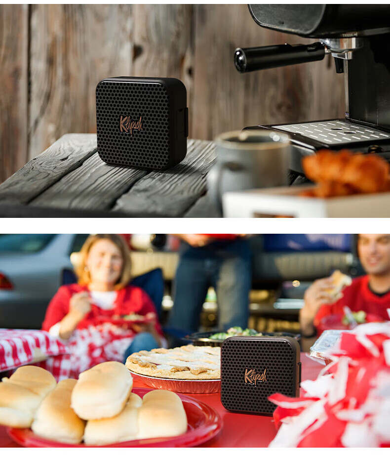 Klipsch Austin Portable Wireless Bluetooth Speaker Waterproof Outdoor Home Small Speaker Black Holiday Gift for Men 14
