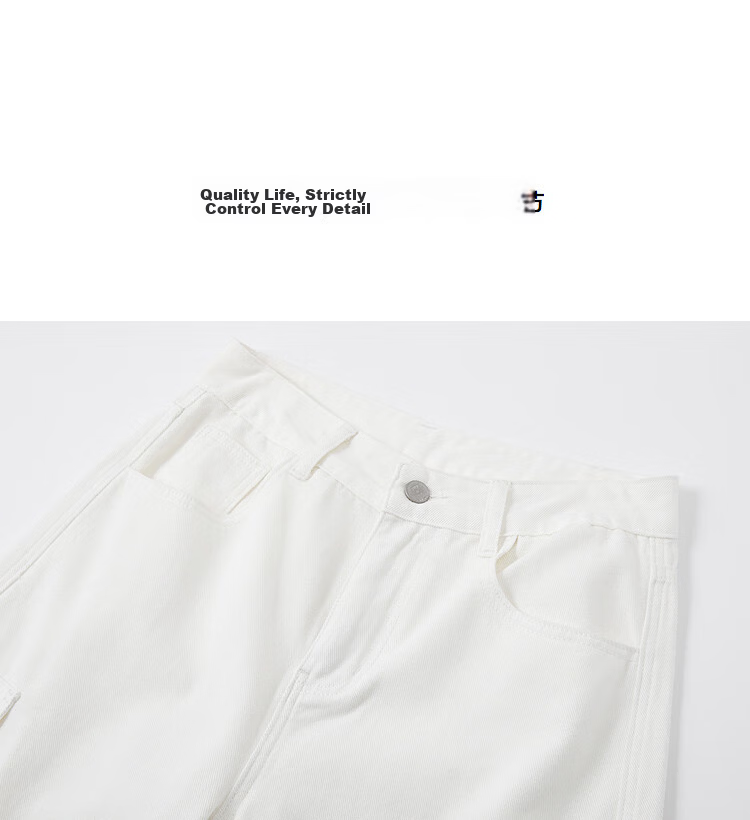 Demana Oxygen Pure Cotton Spring Workwear High-Waist Pocket Loose Straight Slim Fit Jeans for Women Premium Quality 11