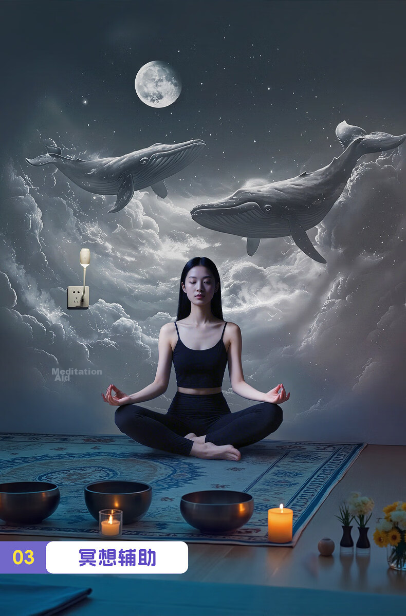 Wanhuo Starry Sky Night Light Bedroom Sleep Lamp Bedside Atmosphere Star Projection Lamp New Model 14