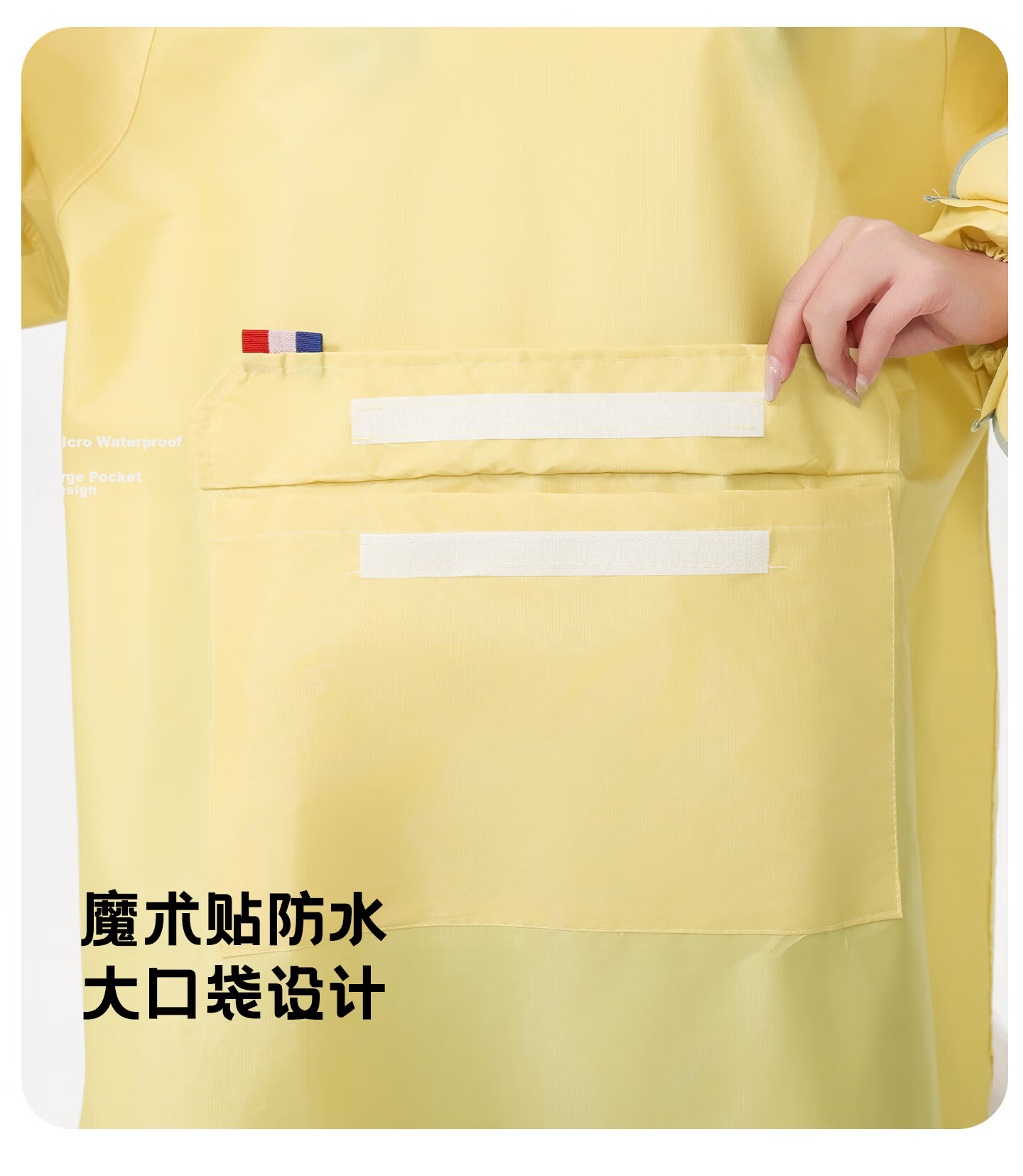 Spapani Long Full-Body Raincoat for Electric Vehicles, Adult Unisex Anti-Raincoat for Motorbike and Scooter Riders 5