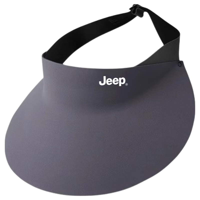 JEEP Jeep Sun Protection Open-Top Hat Men's Summer Outdoor Sports UV Protection Adjustable Sunshade Cap