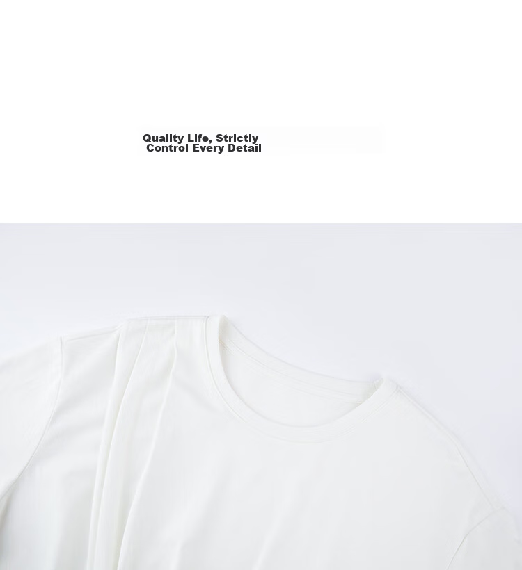 Demana [Cool Sorona] Summer Anti-Stick Cross Twist Loose Slim Fit Petite T-Shirt for Women Premium Feel 12