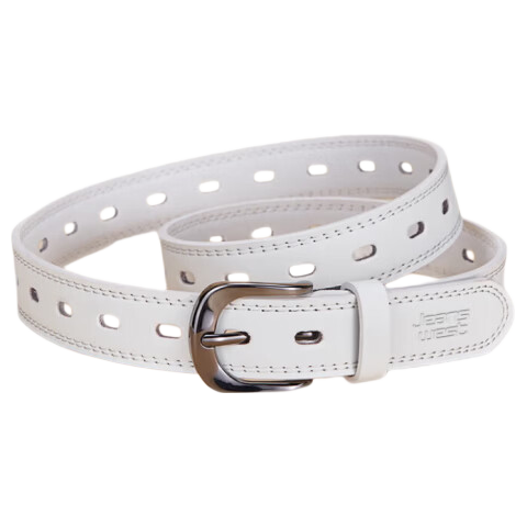 JEANSWEST Unisex Slim Leather Belt Fashionable Versatile Decorative Simple Korean Style Jeans Belt