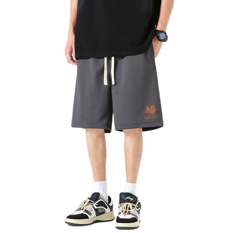 Warrior Men's Shorts Summer 2026 New Japanese Style Loose Running Sports Five-Point Pants Black 3XL
