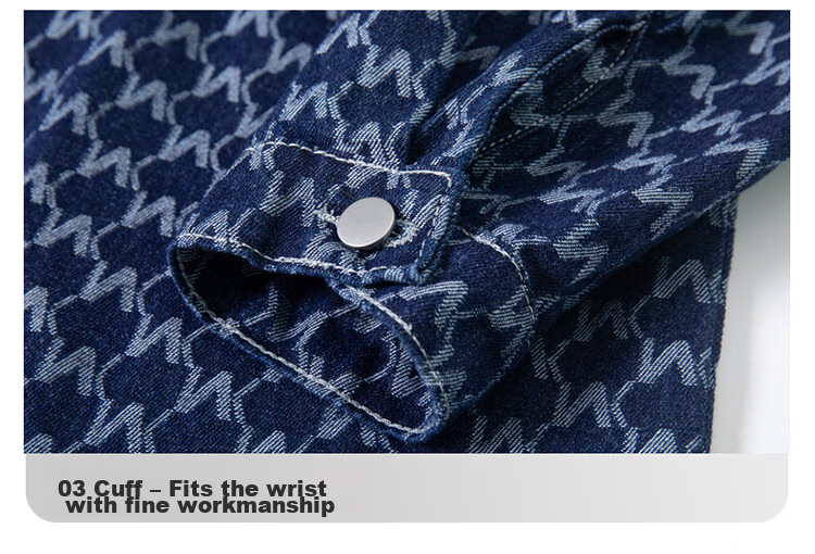 Pierre Cardin Korean Style Loose Fit Men's Summer Casual Workwear Denim Jacket Top Dark Blue XL 5