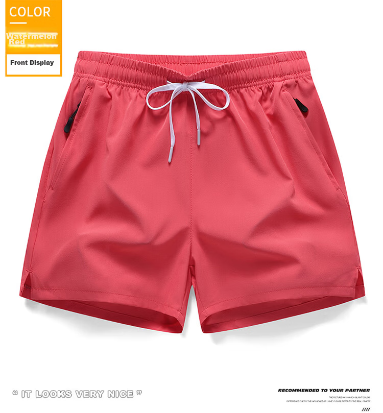 GLM Men's Summer Thin Outerwear Shorts Five-Point Quick-Dry Sports Casual Beach Shorts 17