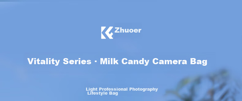 Zhuoer Vitality Series Candy Pack Camera Bag Photography Backpack for Girls Travel Suitable for Mirrorless DSLR Canon Sony Camera Backpack Storage One Body Two Lenses Portable Waterproof Backpack 1