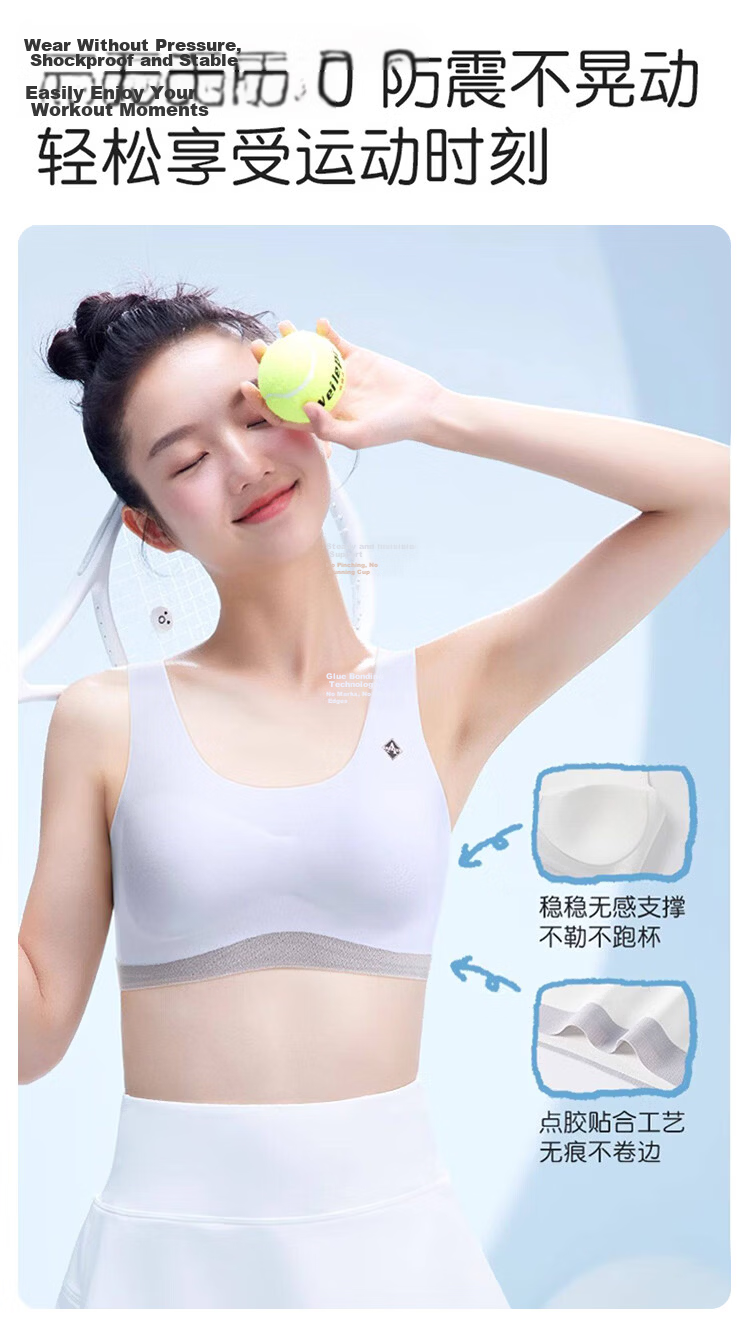 Modal High School Student Underwear A-Class Lenzing Modal Girls Bra Adolescent Student Sports Shockproof Underwear Stage Two 3