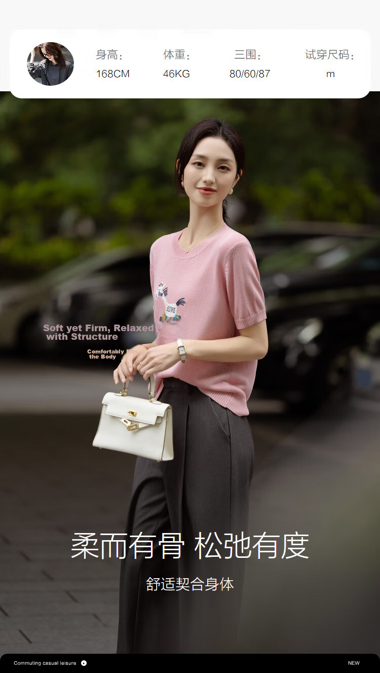 Demana Linen Lyocell Blend Spring Cute Colorblock Embroidered Slimming Short Sleeve Knit Sweater for Women 9