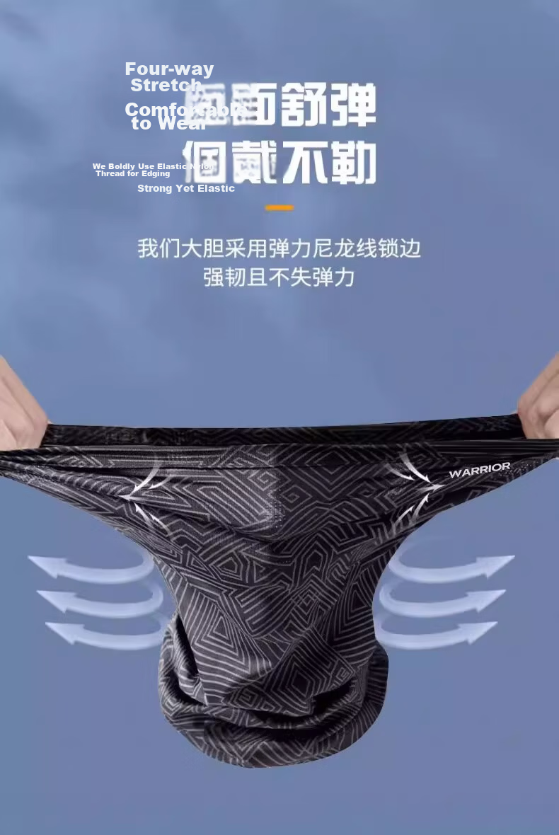 Warrior Men's Sun Protection Face Mask Breathable Summer UV Protection Face Cover Outdoor Cycling Mask 8