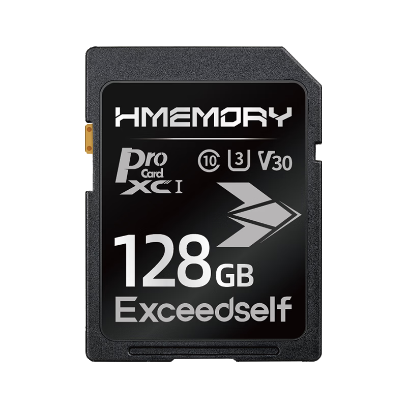 Huacun SD Card 128GB V30 High-Speed Memory Card for Canon Sony Fuji Nikon Panasonic Leica Cameras Universal Storage Card for Students CCD Instant Camera