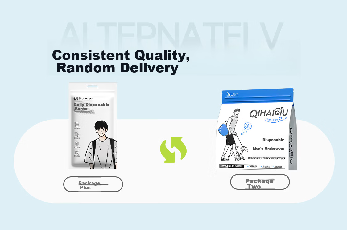 Nanami Akio Disposable Sterilized Boxer Briefs, Wash-Free, Individually Packaged, Travel Four-Corner Large Size Underwear, 8 Pieces, 3XL 11