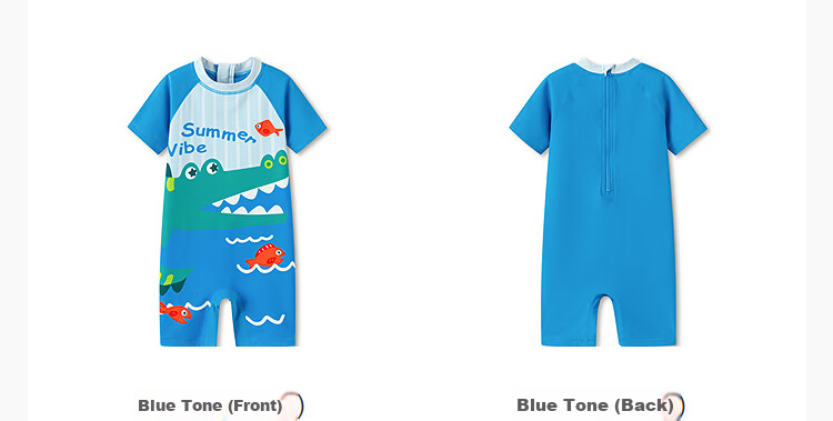 Balabala Kids Swimwear Boys Girls Baby 2026 Summer New Two-Piece Sunscreen Chlorine-Resistant Cartoon Swimsuit Set 35