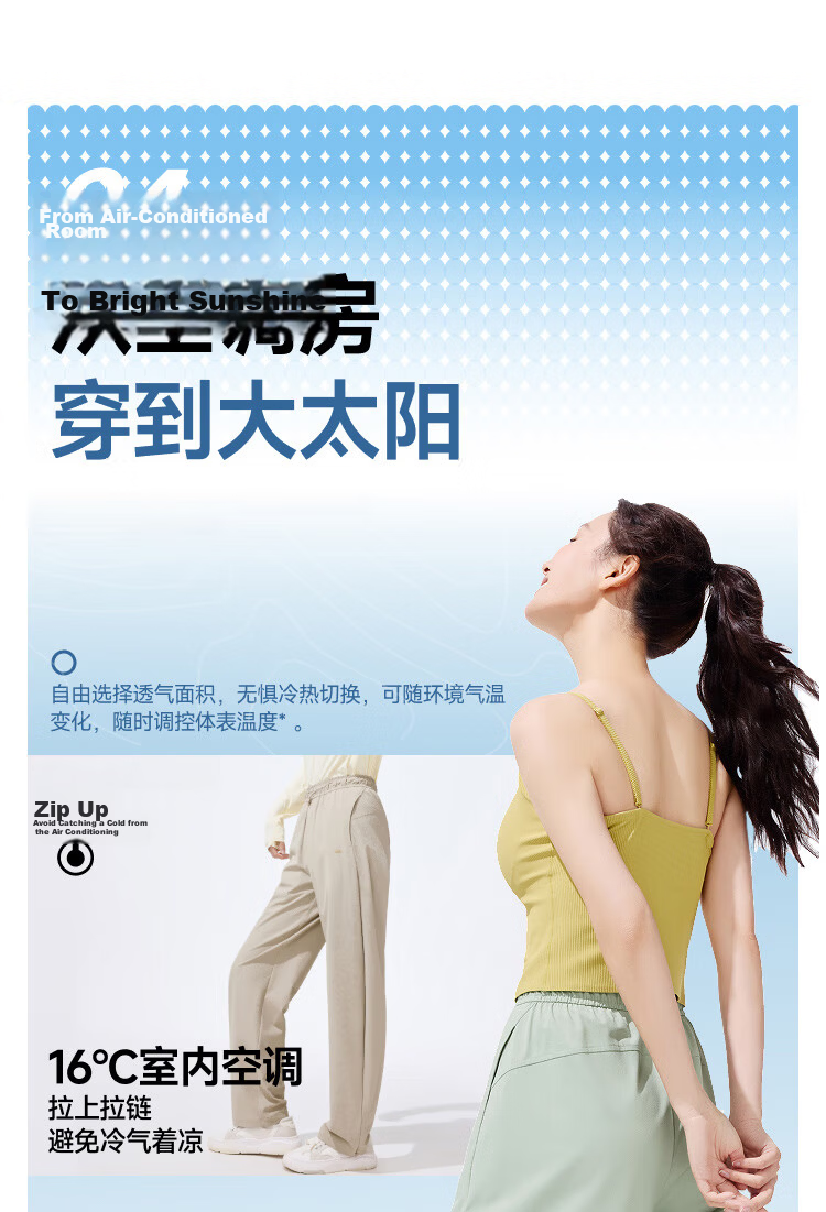Beneunder Women's Ultra-Breathable Loose Sun Protection Pants, Wide-Leg Casual Trousers, Sports Quick-Dry Spring And Summer 2025 New Style AS850 10