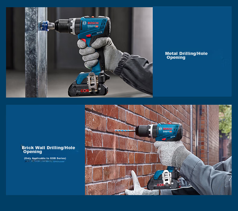 BOSCH GSR 18V-65 Cordless Brushless 2.0Ah Dual Battery Drill Driver Set with GAL1820 Charger 10