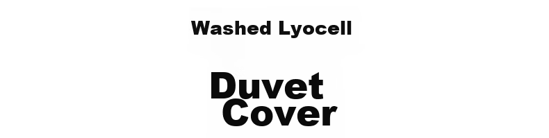 MUJI Washed Lyocell Duvet Cover Single Light Blue*Blue for 150*200cm Duvet Insert 2