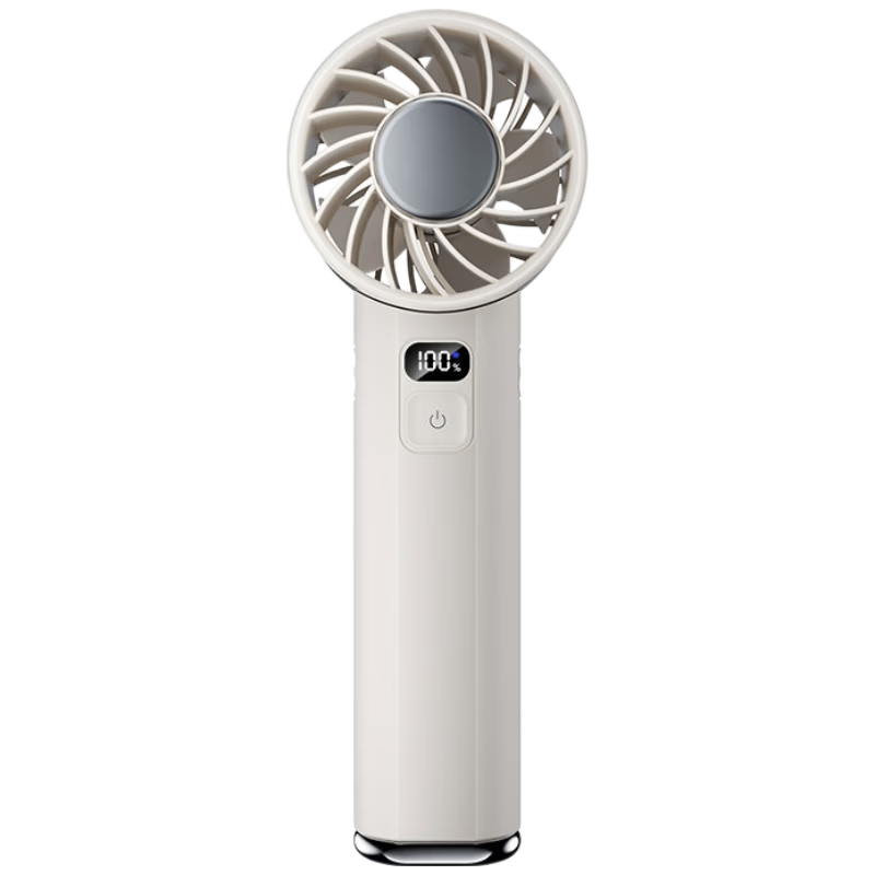 AUX Handheld Mini Fan Semiconductor Cooling Portable Quiet USB Fan 3C Certified Long Battery Life High-Speed Adjustable Dorm Desktop Fan