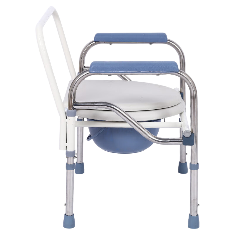 Youjialiangpin Adjustable Commode Chair for Elderly And Pregnant Women, Portable Toilet Seat with Foldable Desig