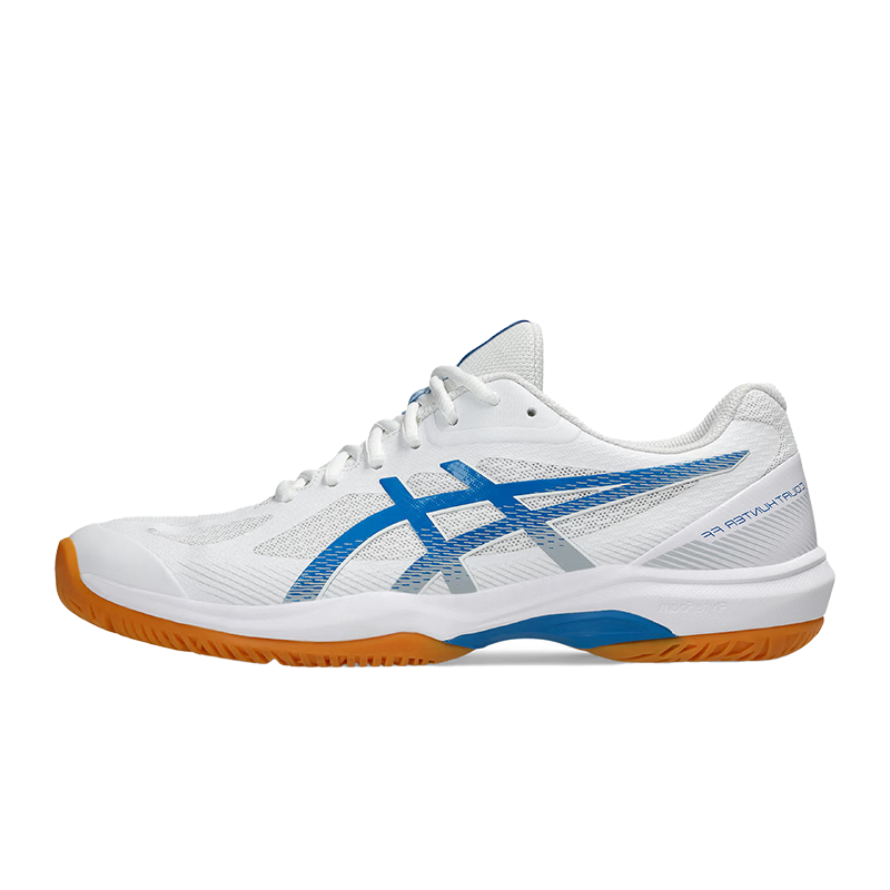ASICS Men's Cushioning Badminton Shoes Comfortable Breathable COURT HUNTER FF 1071A111-102 White Blue Size 41.5