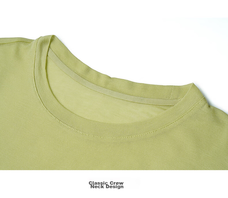 Olrain European Style Summer New French Tie Slim Fit High-End Versatile Short Sleeve T-Shirt for Women Green M 25