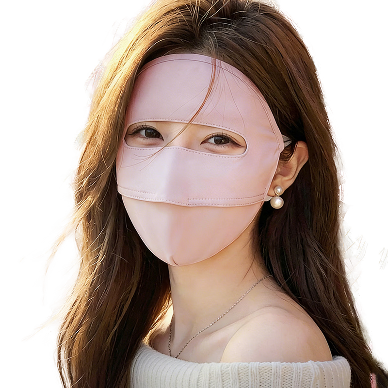 XUEXIMAN Ice Silk Sun Protection Face Mask for Women, Cool And Breathable Full Face Mask, UV Protection, Face-Shaping, Lightweight Face Cover