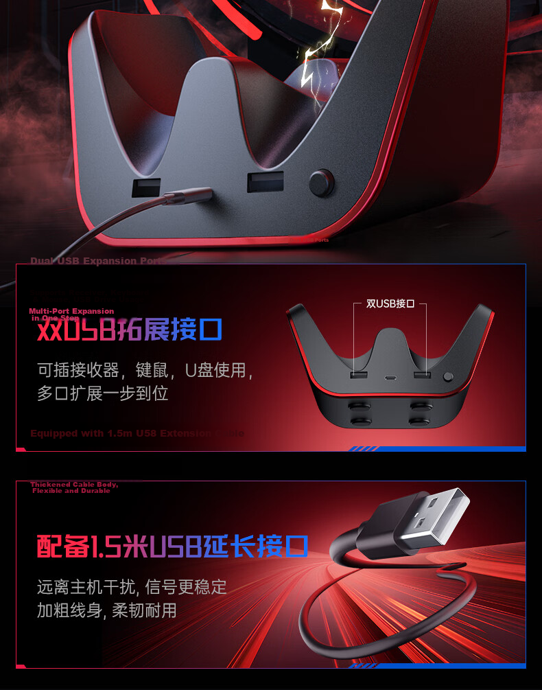 MICROKIA Delta Champion Recommended | Professional Gaming Headset Bluetooth Wireless 2.4G Four-Mode FPS Sound Positioning Headphones for Laptop Desktop 28