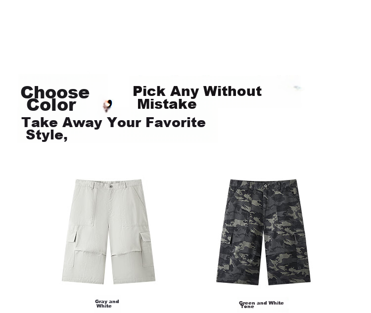 Semir Men's Casual Summer Cotton Cargo Style Seven-Point Shorts 2026 Loose Wide-Leg Pants Versatile 109326125104 20
