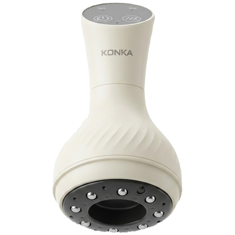KONKA Electric Gua Sha Scraping Device Cupping Meridian Therapy Heat Massage Machine for Shoulder Neck Waist Back Full Body Home Use Birthday Father's Day Gift for Dad Mom Elders